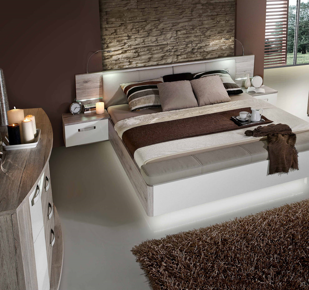 Set Lampi Paturi Rendevous, Alb Rece