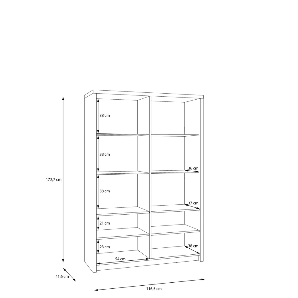 Vitrina 2 Usi Euforica, 116.5 Cm