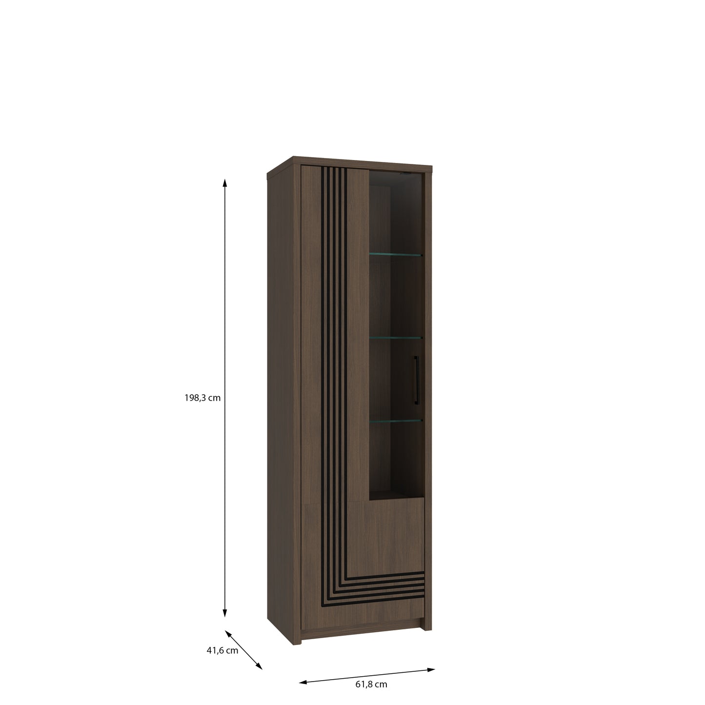Vitrina 1 Usa Euforica, 61.8 Cm