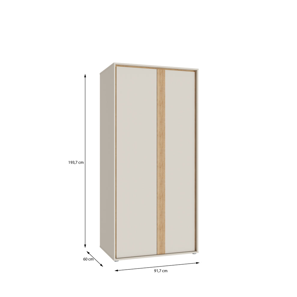 Dulap Cu 2 Usi Waxala, 91.7 Cm