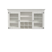 Vitrina Suprapozabil Encanto, Pin Alb, 171.3 Cm