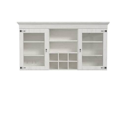 Vitrina Suprapozabil Encanto, Pin Alb, 171.3 Cm