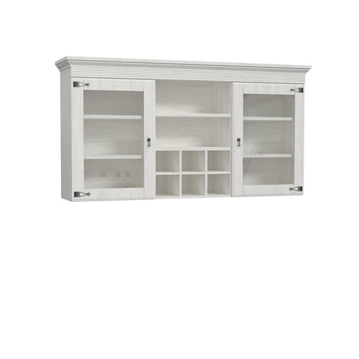 Vitrina Suprapozabil Encanto, Pin Alb, 171.3 Cm