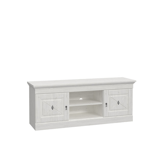 Comoda TV Encanto, Pin Alb, 161.3 Cm