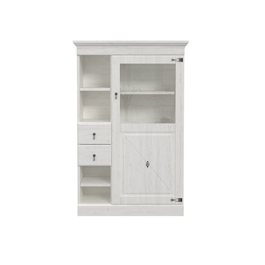 Comoda Bar Encanto, Pin Alb, 102 Cm
