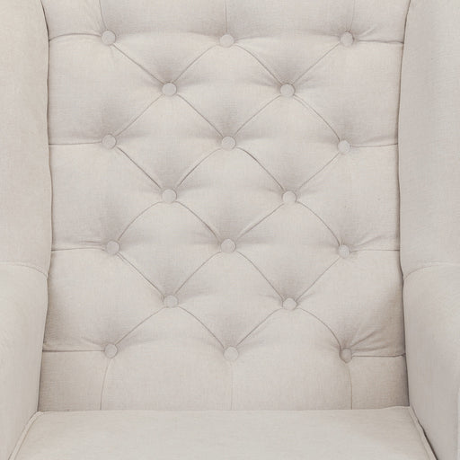 Fotoliu Chandler Capitonat, Wind 5, Crem Si Colonial, 84 Cm