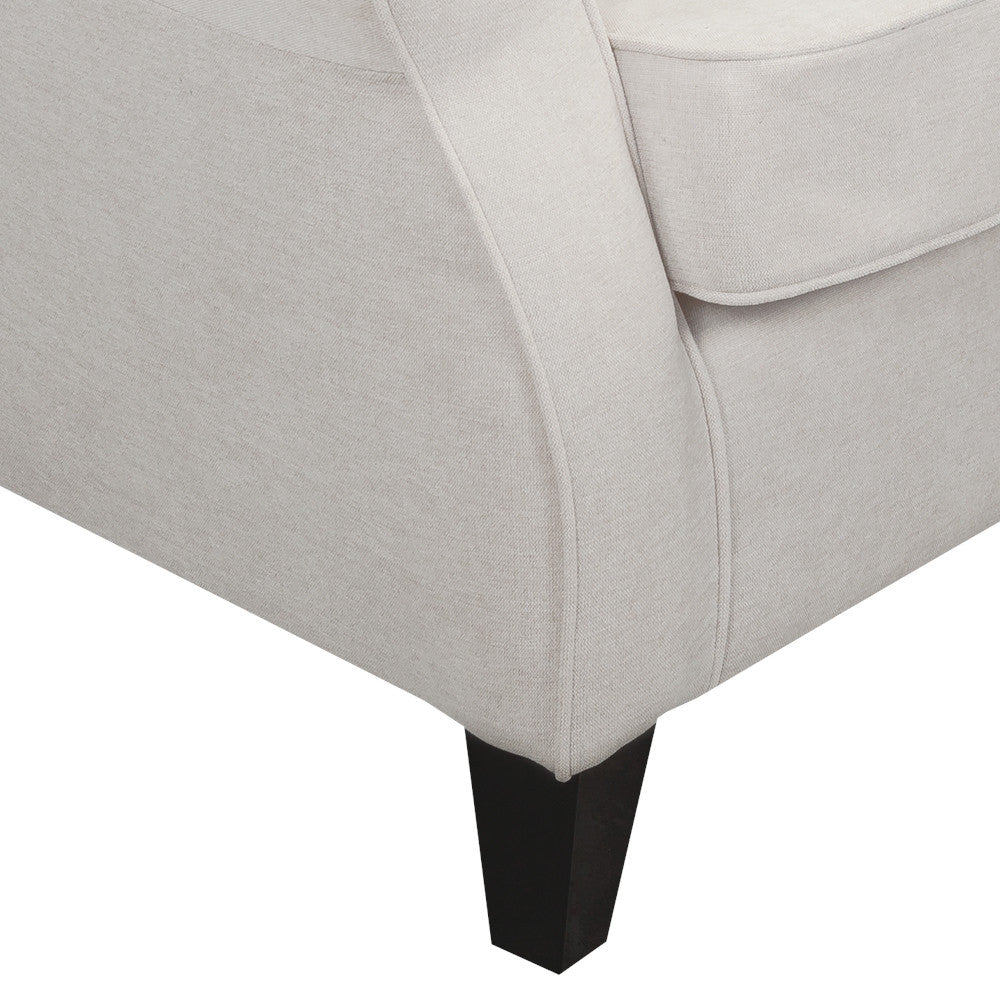 Fotoliu Chandler Capitonat, Wind 5, Crem Si Colonial, 84 Cm