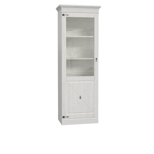 Vitrina Cu 1 Usa Encanto, Pin Alb, 72 Cm