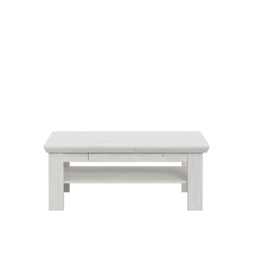 Masa cafea Encanto, Pin Alb, 110 Cm