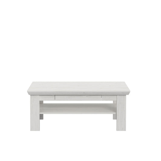 Masa cafea Encanto, Pin Alb, 110 Cm
