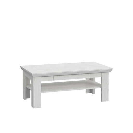 Masa cafea Encanto, Pin Alb, 110 Cm
