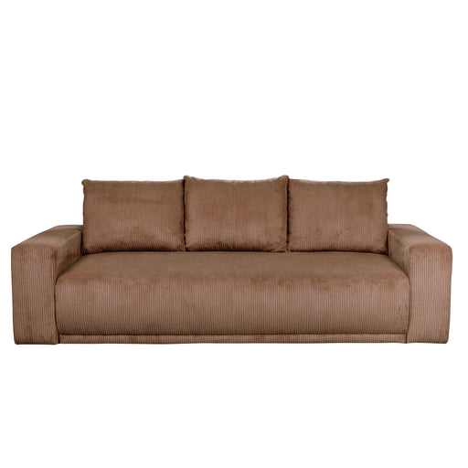 Canapea Extensibila Otis, 3 locuri, Lada Depozitare, Maro, 240 Cm