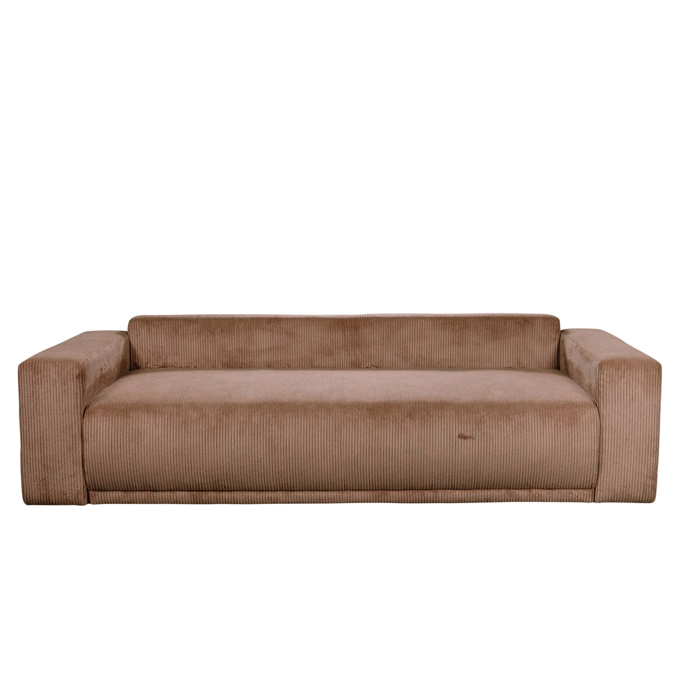 Canapea Extensibila Otis, 3 locuri, Lada Depozitare, Maro, 240 Cm