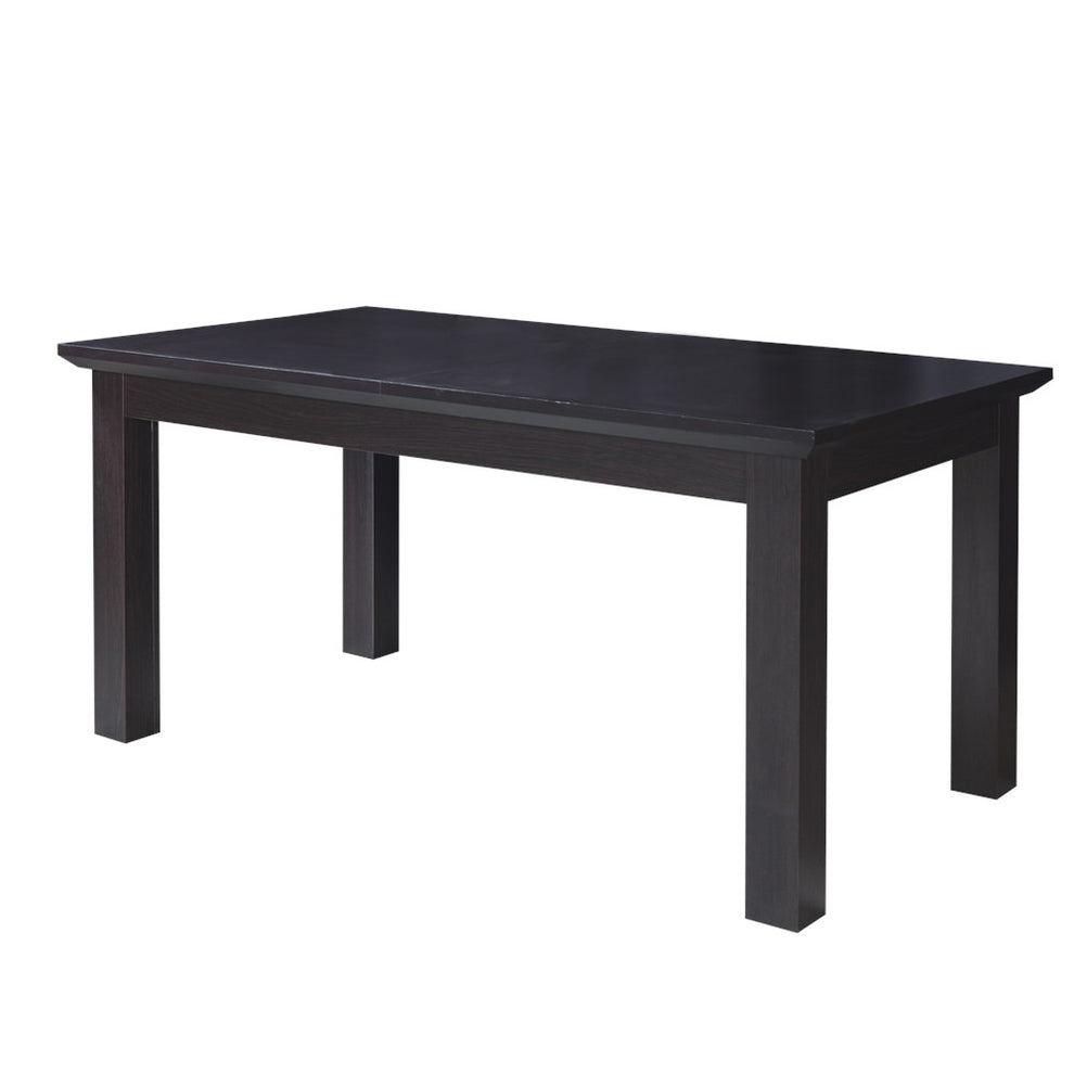 Set masa extensibila Fiona cu 6 Scaune, Brun inchis, 160/210 x 78 x 90 cm
