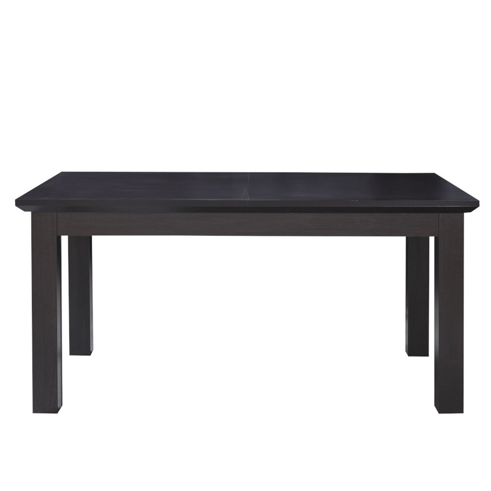 Set masa extensibila Fiona cu 6 Scaune, Brun inchis, 160/210 x 78 x 90 cm