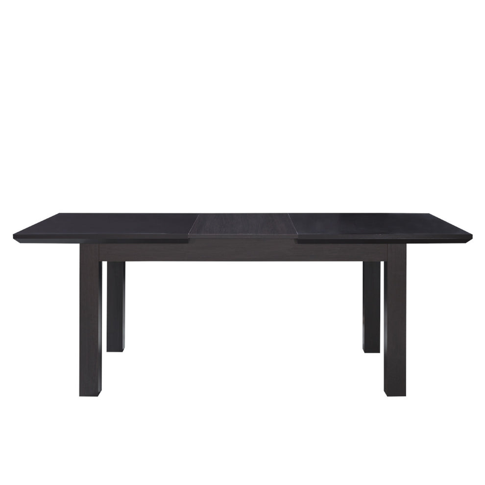 Set masa extensibila Fiona cu 6 Scaune, Brun inchis, 160/210 x 78 x 90 cm