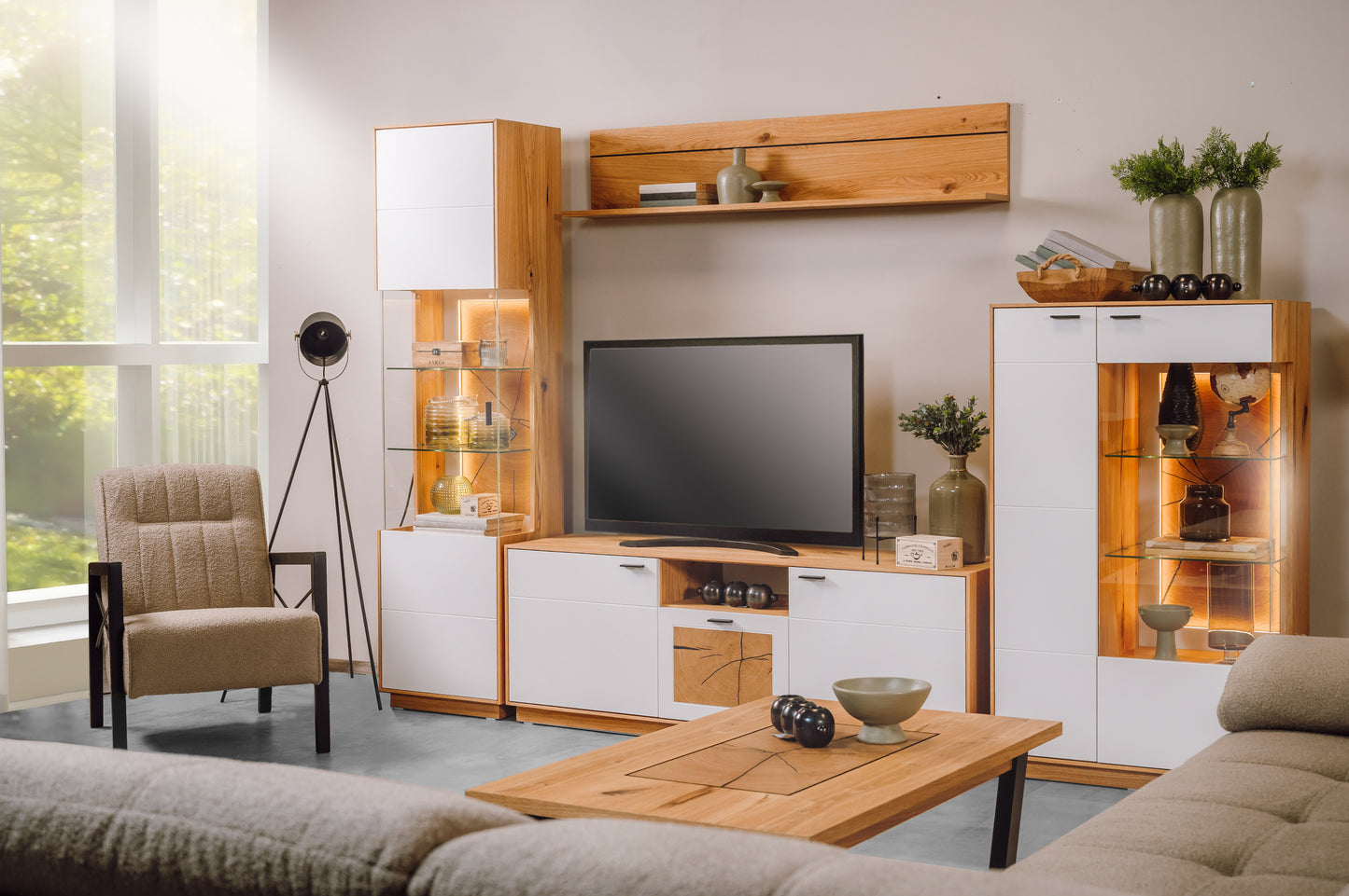 Highboard 2 Usi Leuna 79 Cm
