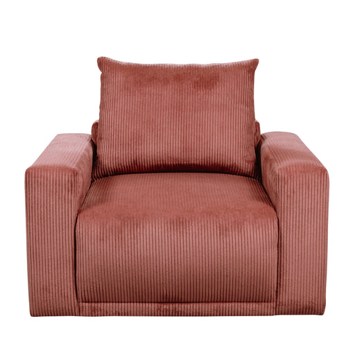 Fotoliu fix Otis, Burgundy deschis, 110 Cm