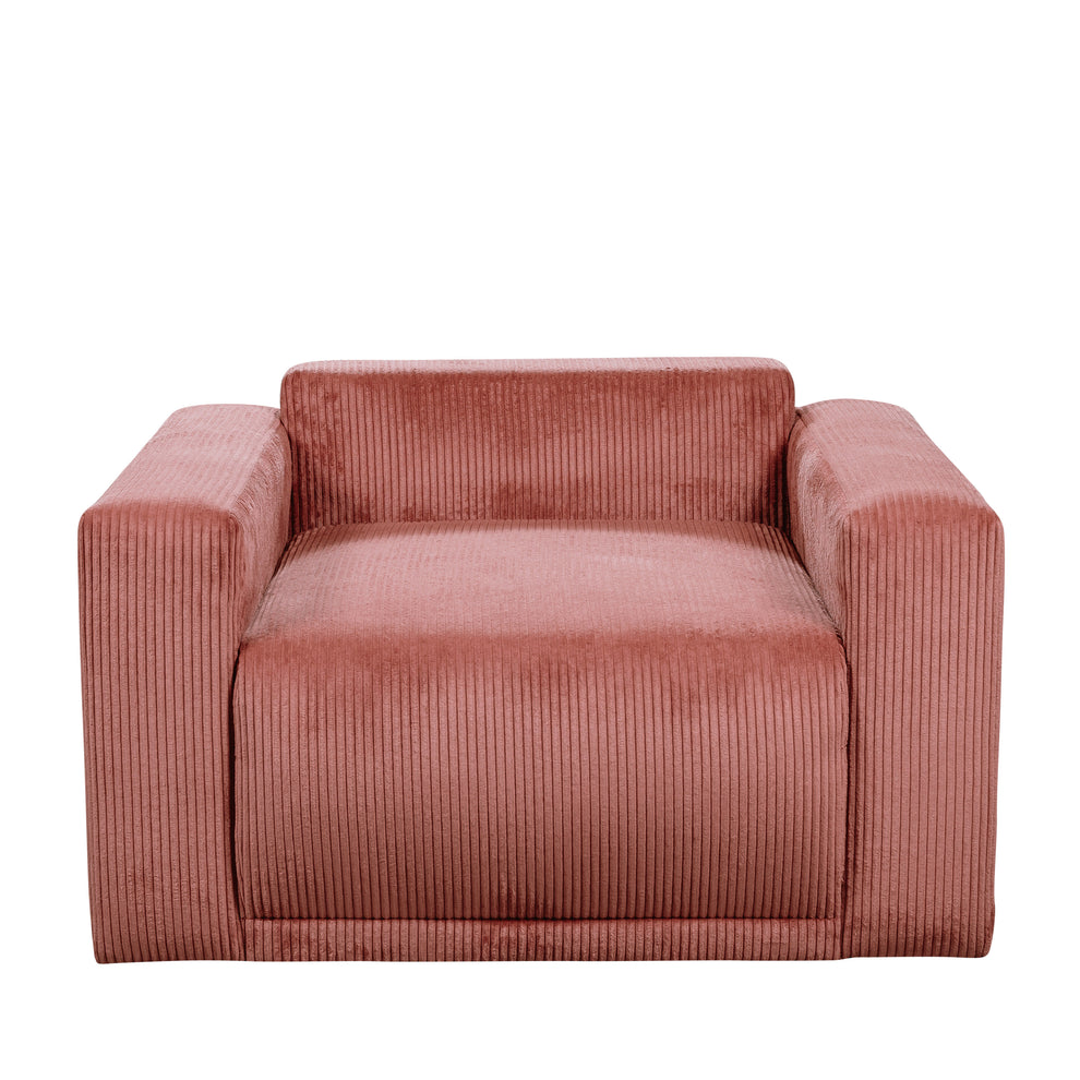 Fotoliu fix Otis, Burgundy deschis, 110 Cm