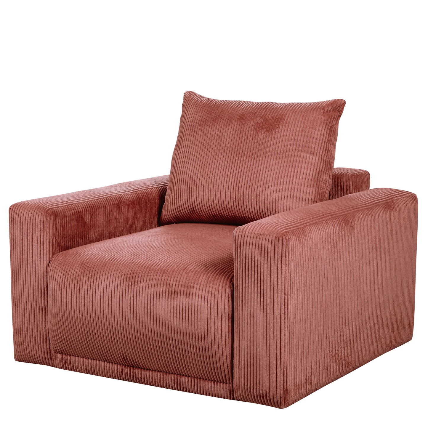 Fotoliu fix Otis, Burgundy deschis, 110 Cm