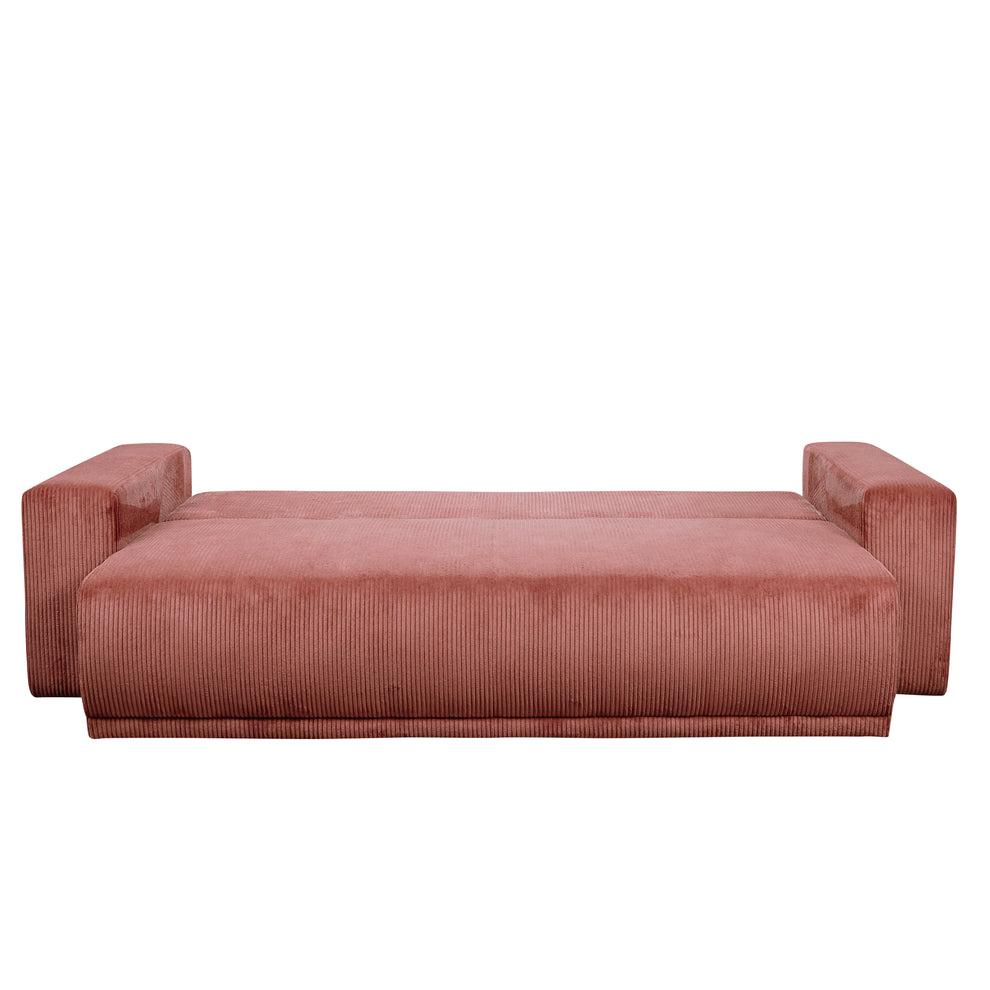 Canapea Extensibila Otis, 3 locuri, Lada Depozitare, Burgundy Deschis