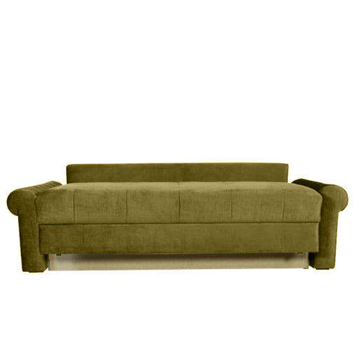 Canapea Extensibila Trendy, 3 Locuri, Lada Depozitare, Verde Olive, 243 Cm