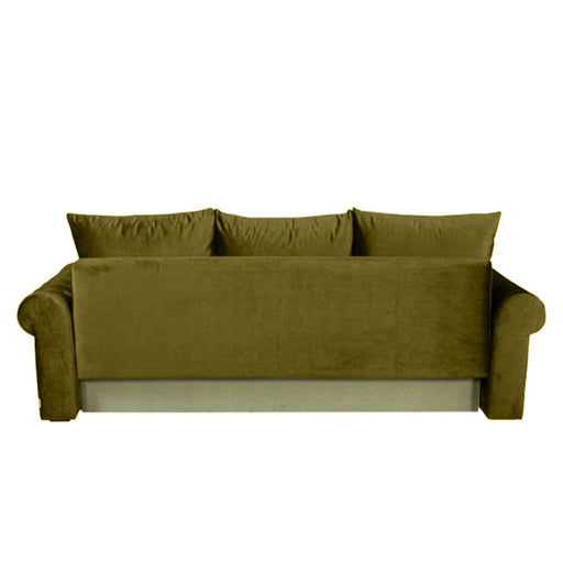 Canapea Extensibila Trendy, 3 Locuri, Lada Depozitare, Verde Olive, 243 Cm