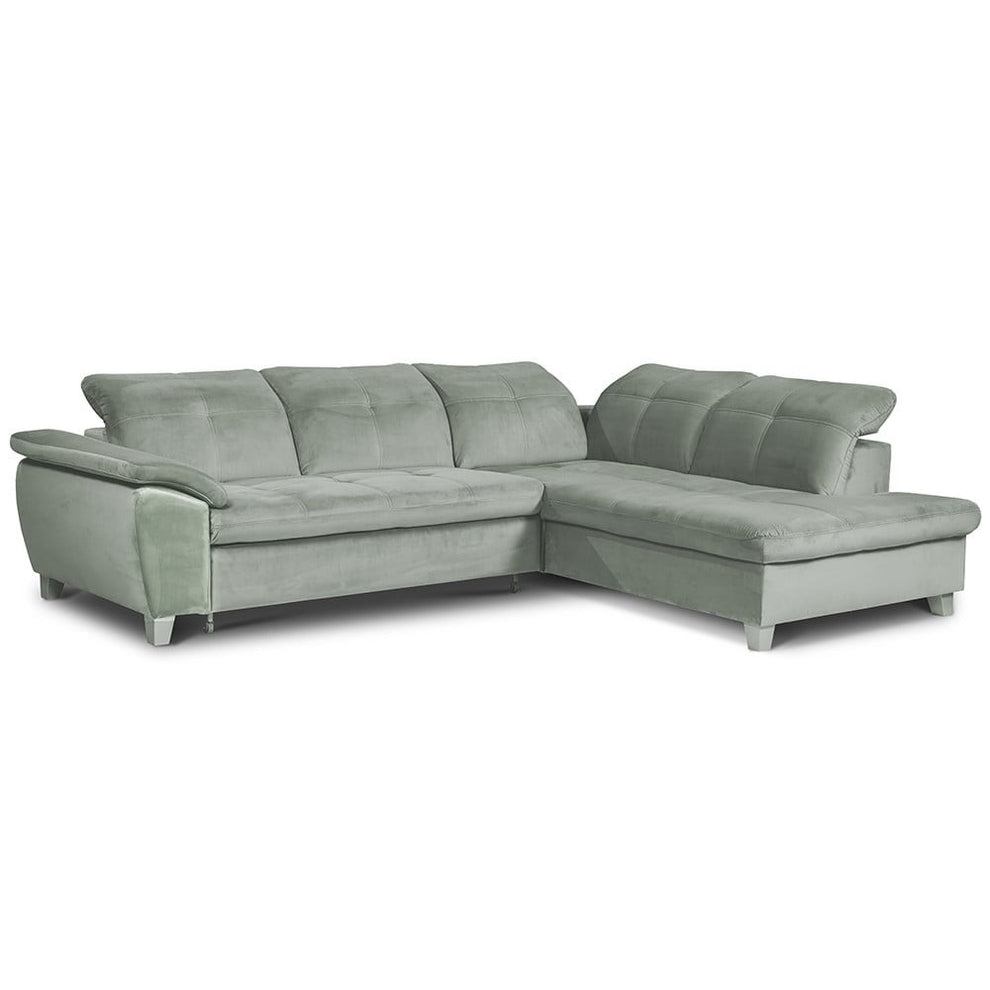 Coltar Extensibil Cu Otoman Mic 5 Locuri, Tetiere Reglabile, 280 Cm