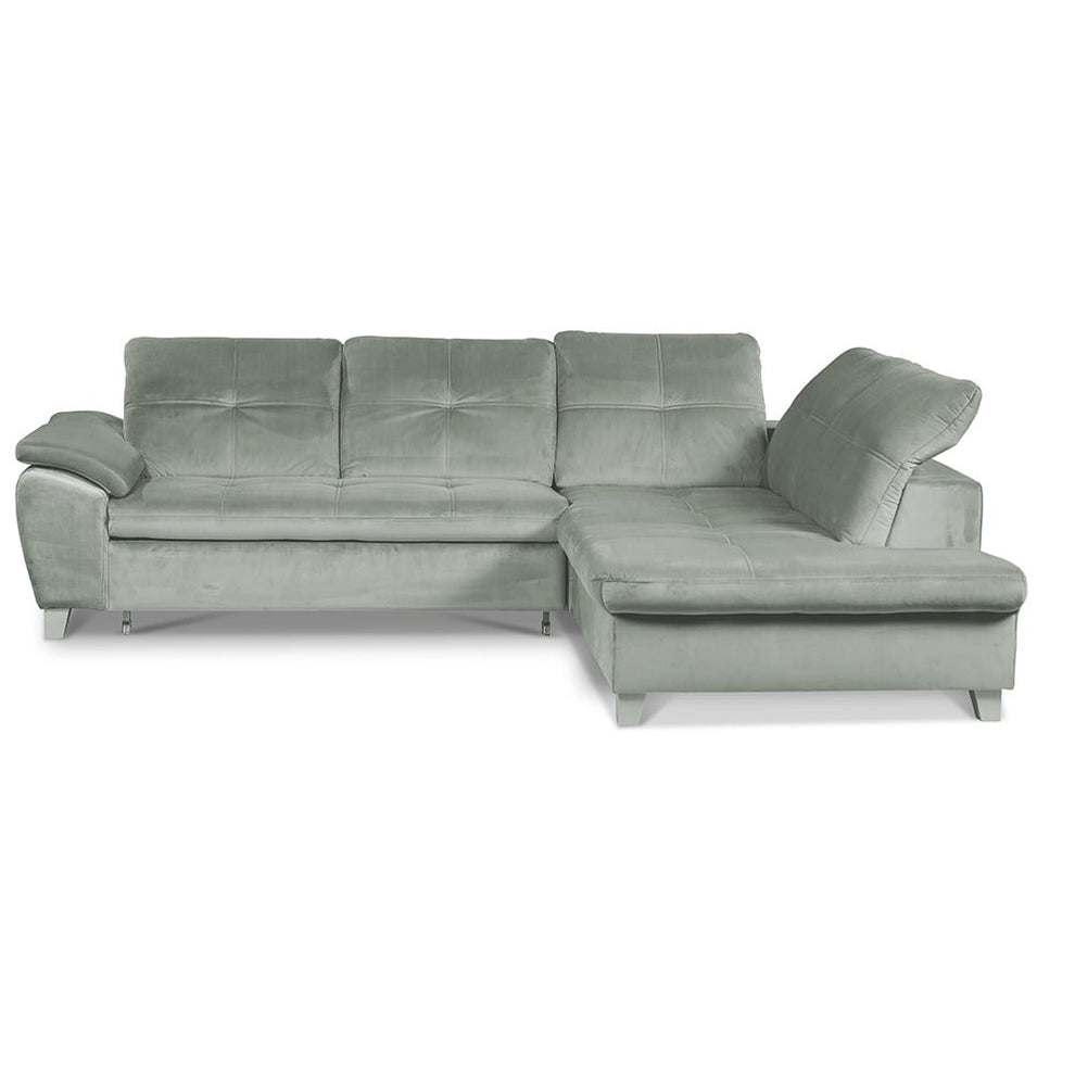 Coltar Extensibil Cu Otoman Mic 5 Locuri, Tetiere Reglabile, 280 Cm