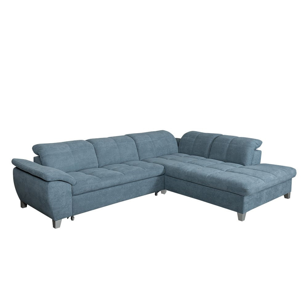 Coltar Extensibil Cu Otoman Mare 5 Locuri, Tetiere Reglabile, 300 Cm
