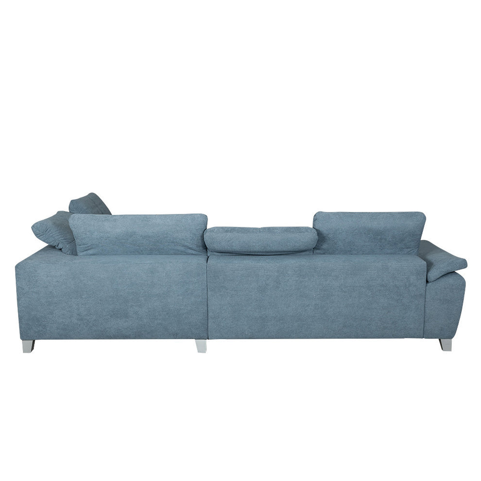 coltar-extensibil-cu-otoman-mare-sevilia-5-locuri-tetiere-reglabile-300-cm albastru dreapta