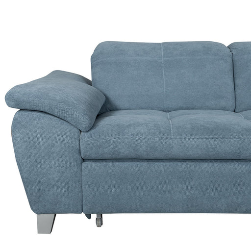 coltar-extensibil-cu-otoman-mare-sevilia-5-locuri-tetiere-reglabile-300-cm albastru dreapta