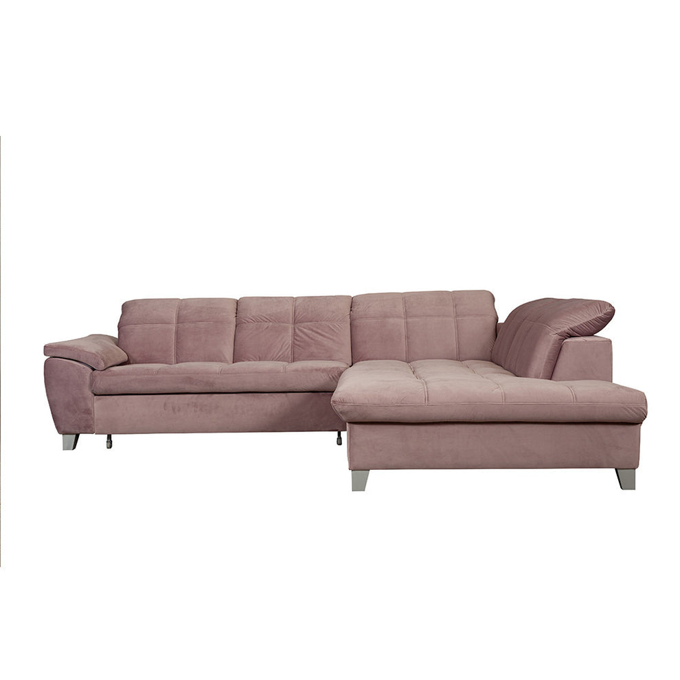 coltar-extensibil-cu-otoman-mare-sevilia-5-locuri-tetiere-reglabile-300-cm roz dreapta