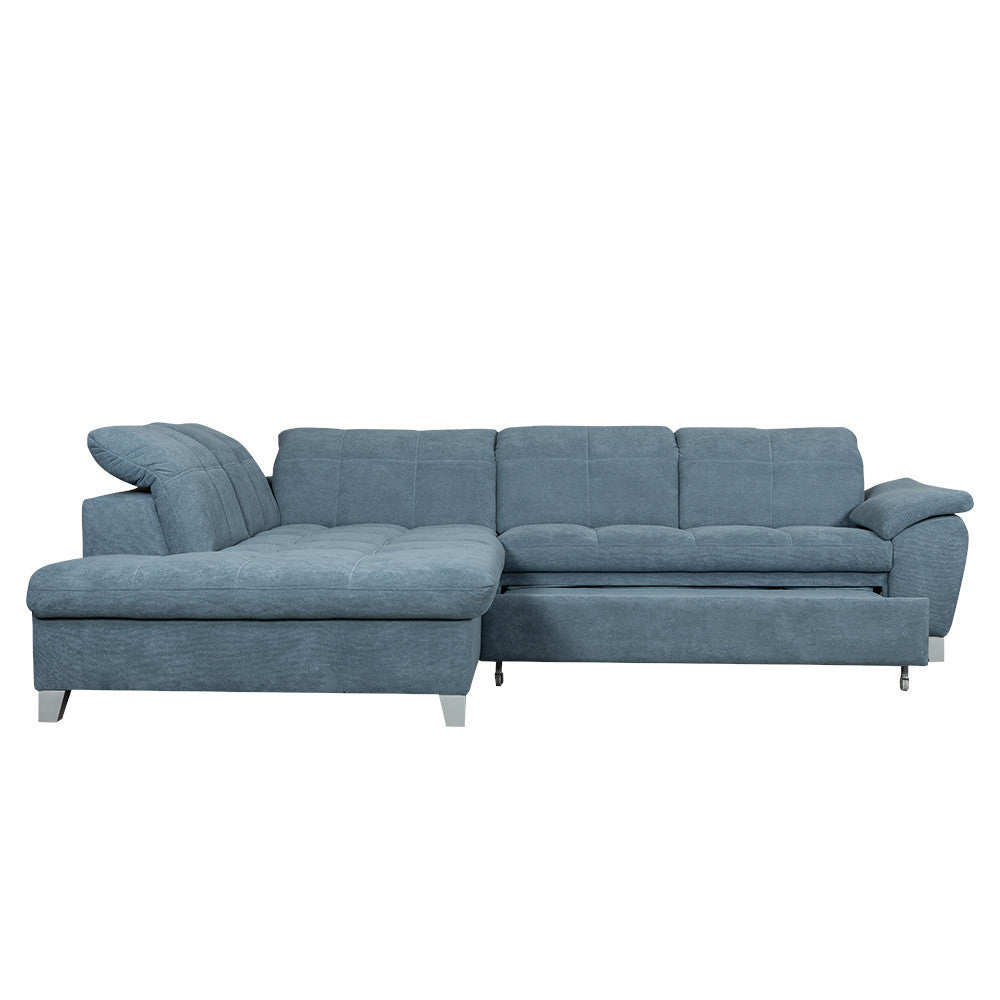 coltar-extensibil-cu-otoman-mare-sevilia-5-locuri-tetiere-reglabile-300-cm albastru stanga