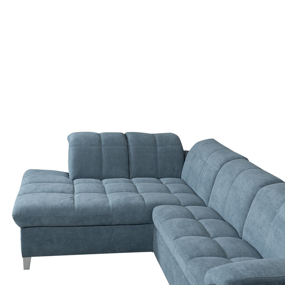 coltar-extensibil-cu-otoman-mare-sevilia-5-locuri-tetiere-reglabile-300-cm albastru stanga