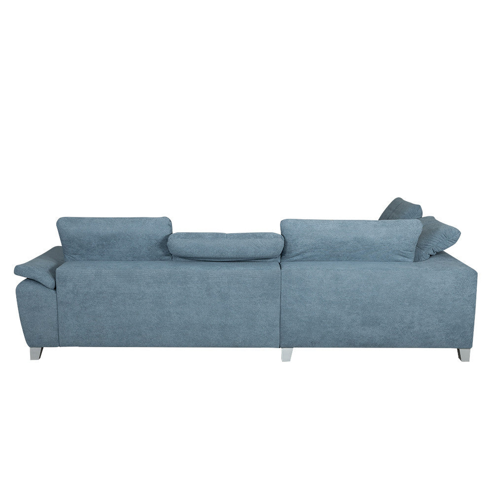 coltar-extensibil-cu-otoman-mare-sevilia-5-locuri-tetiere-reglabile-300-cm albastru stanga