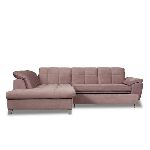 coltar-extensibil-cu-otoman-mare-sevilia-5-locuri-tetiere-reglabile-300-cm roz stanga