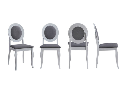 Scaun Belucci Alb Si Gri, 44.5 Cm