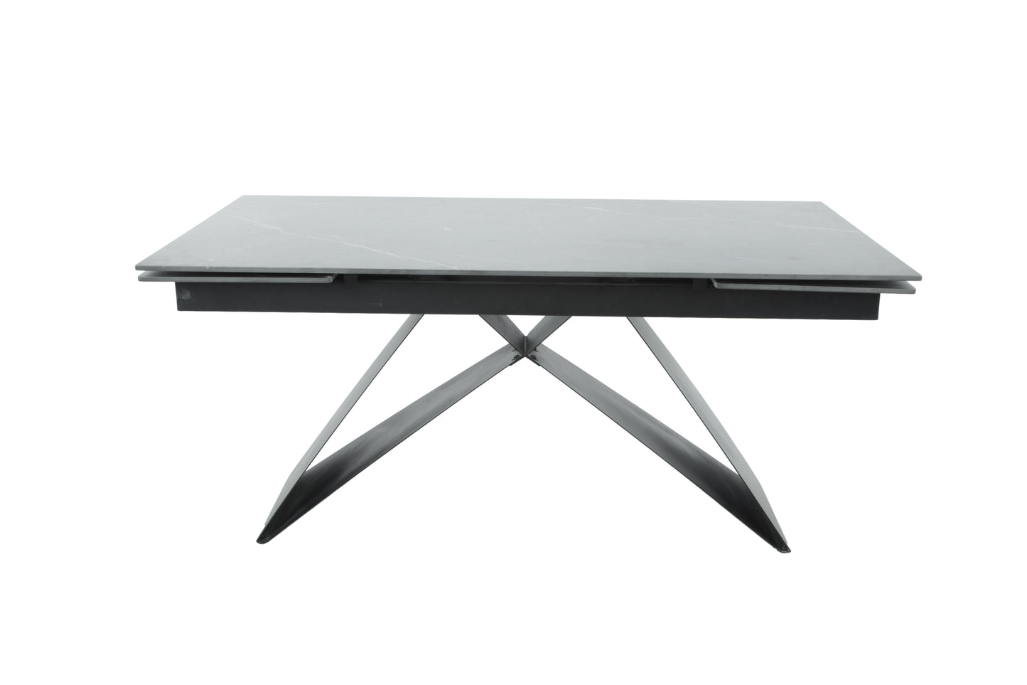 Masa Extensibila Oxidium Negru, 160/240 x 90 x 77 Cm