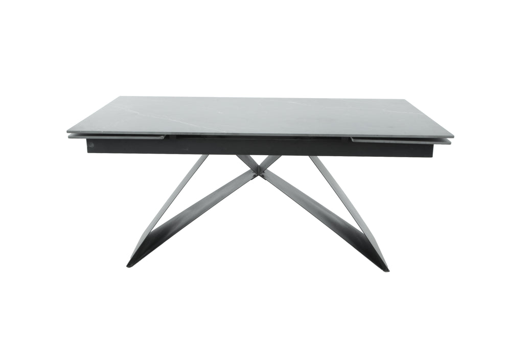 Masa Extensibila Oxidium Negru, 160/240 x 90 x 77 Cm