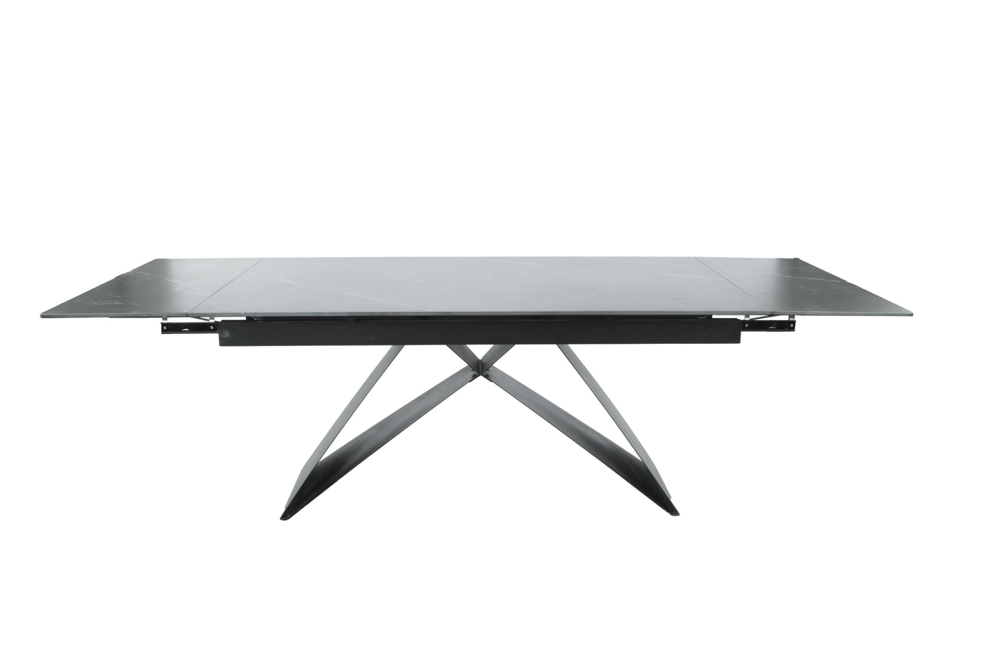Masa Extensibila Oxidium Negru, 160/240 x 90 x 77 Cm