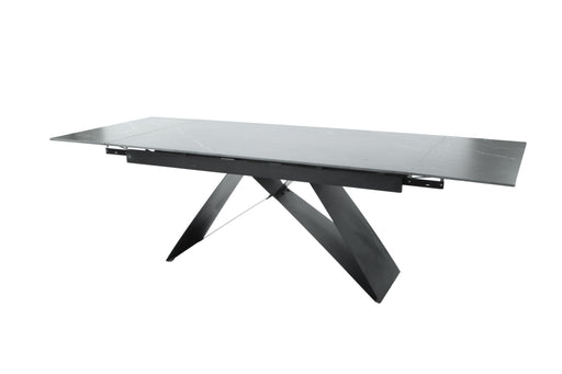 Masa Extensibila Oxidium Negru, 160/240 x 90 x 77 Cm