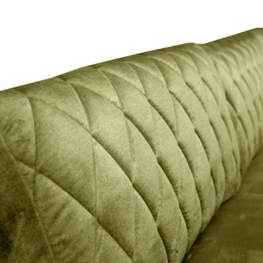 Coltar U Extensibil Tiago, Dreapta, 6 Locuri, Tetiere Reglabile, Verde Olive, 330 Cm