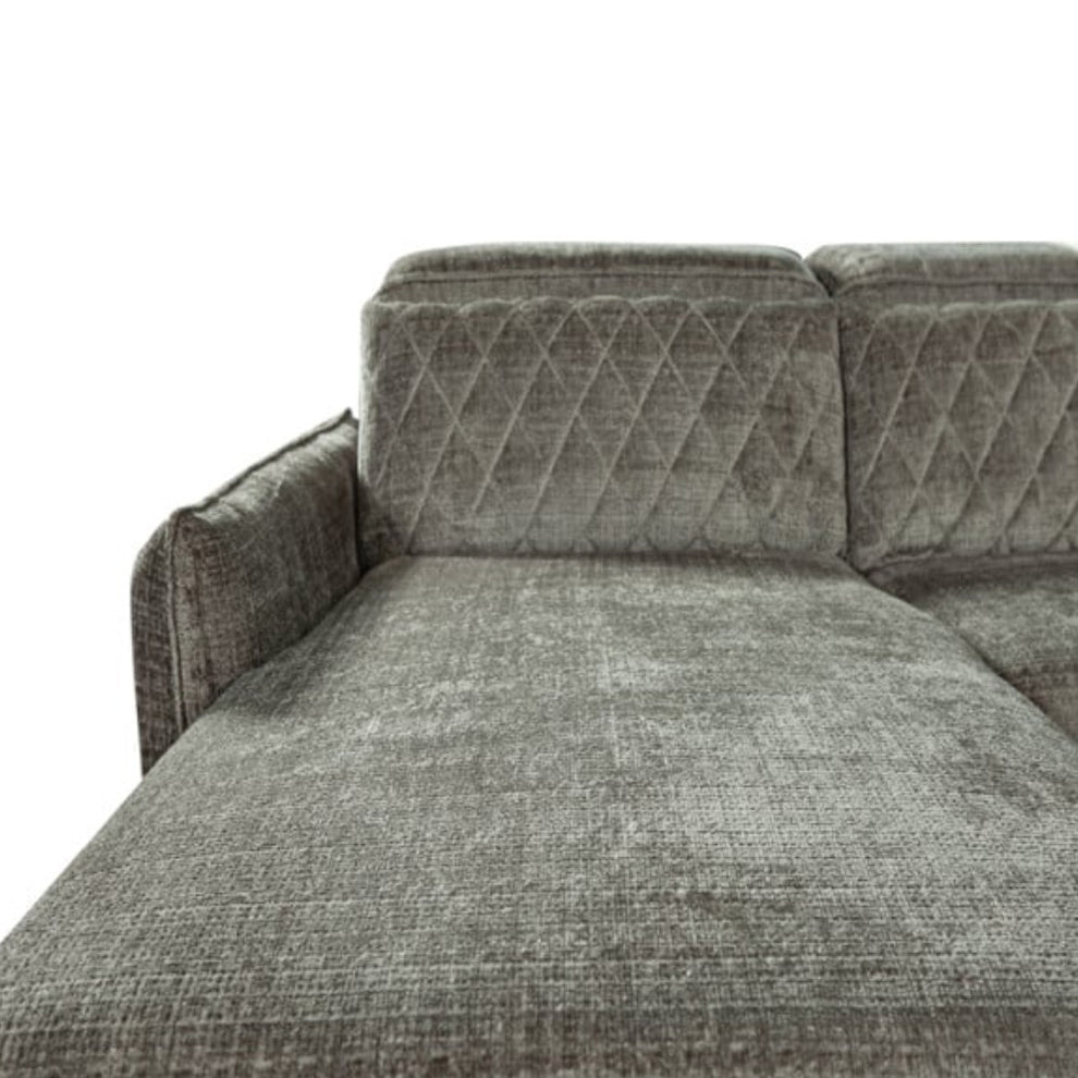 Coltar U Extensibil Tiago, Dreapta, Lada Depozitare, 6 Locuri, Tetiere Reglabile, Colonial  Si Maro, 330 Cm