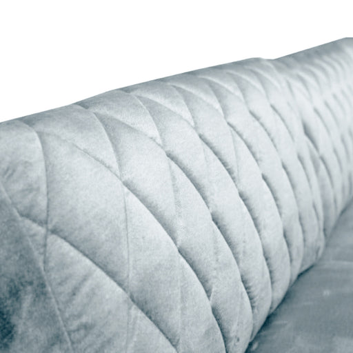 Coltar U Extensibil Tiago, Dreapta, 6 Locuri, Tetiere Reglabile, Gri, 330 Cm