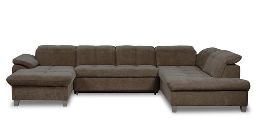 Coltar U Extensibil Sevilia Lux 6 Locuri, Tetiere Reglabile, 355 Cm