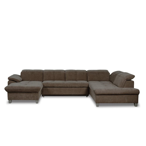 Coltar U Extensibil Sevilia Lux 6 Locuri, Tetiere Reglabile, 355 Cm