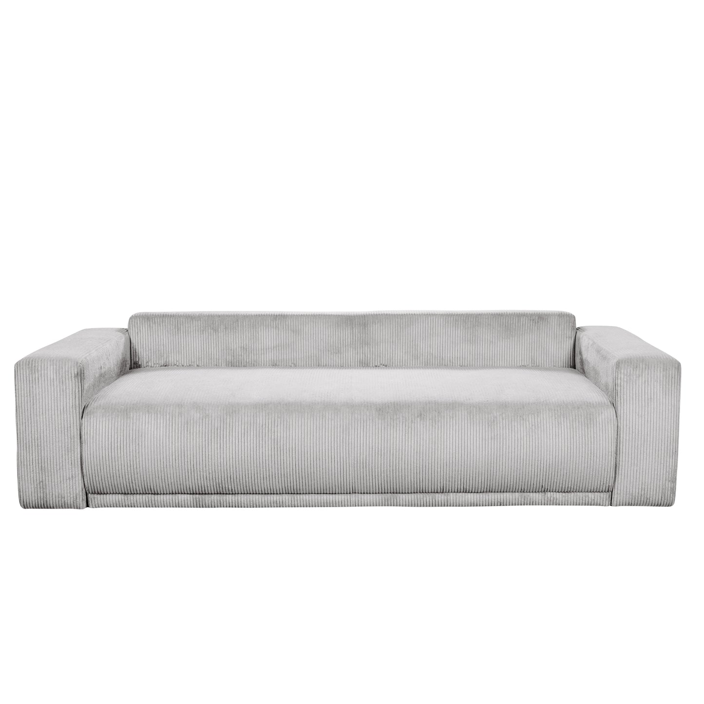 Canapea Extensibila Otis, 3 locuri, Lada Depozitare,  Gri deschis, 240 Cm