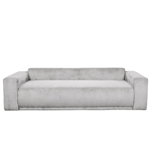 Canapea Extensibila Otis, 3 locuri, Lada Depozitare,  Gri deschis, 240 Cm