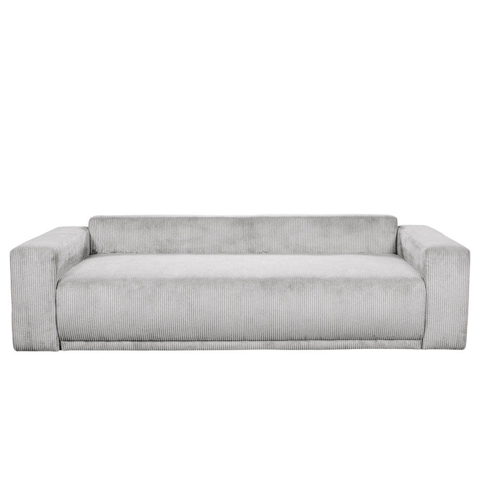 Canapea Extensibila Otis, 3 locuri, Lada Depozitare,  Gri deschis, 240 Cm